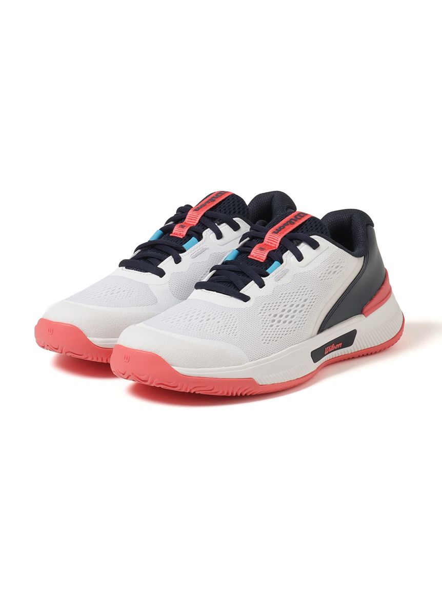 ウィルソン (WILSON) INTRIGUE PRO レディーステニスシューズ レディース White/Navy Blazer/Dubarry WRS335840U｜メガスポーツ店