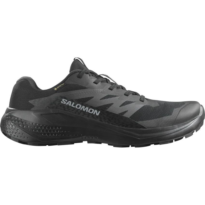 サロモン SALOMON アルファグライド GTX ALPHAGLIDE GTX メンズ トレイルシューズ アウトドアスニーカー ウォーキング ハイキング ゴアテックス 防水 黒 ブラック L47802100｜メガスポーツ店