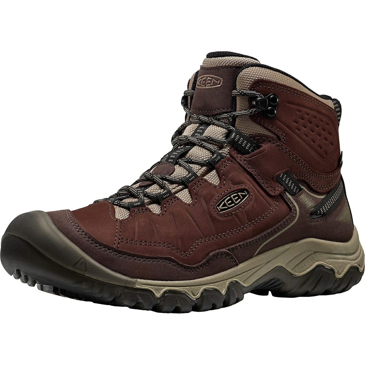 キーン (KEEN) ターギー フォー ミッド ウォータープルーフ(TARGHEE IV MID WP) トレッキングシューズ メンズ メンズ JAVA/BRINDLE 1031773|メガスポーツ店