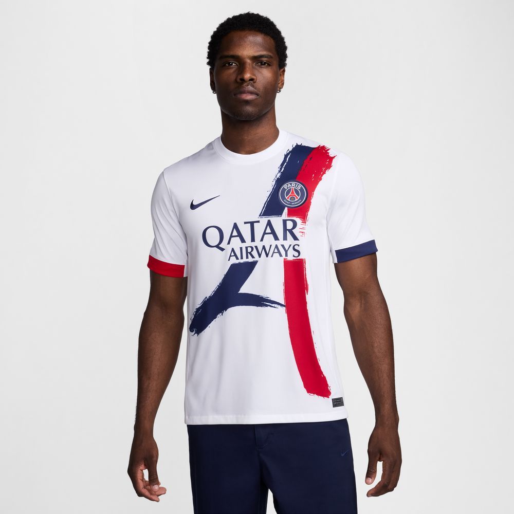 ナイキ (NIKE) PSG M NK DF JSY SS STAD AW サッカー 海外クラブ ナショナルチーム メンズ WHITE/MIDNIGHT NAVY/MIDNIGHT NAVY FN8781-101｜メガスポーツ店