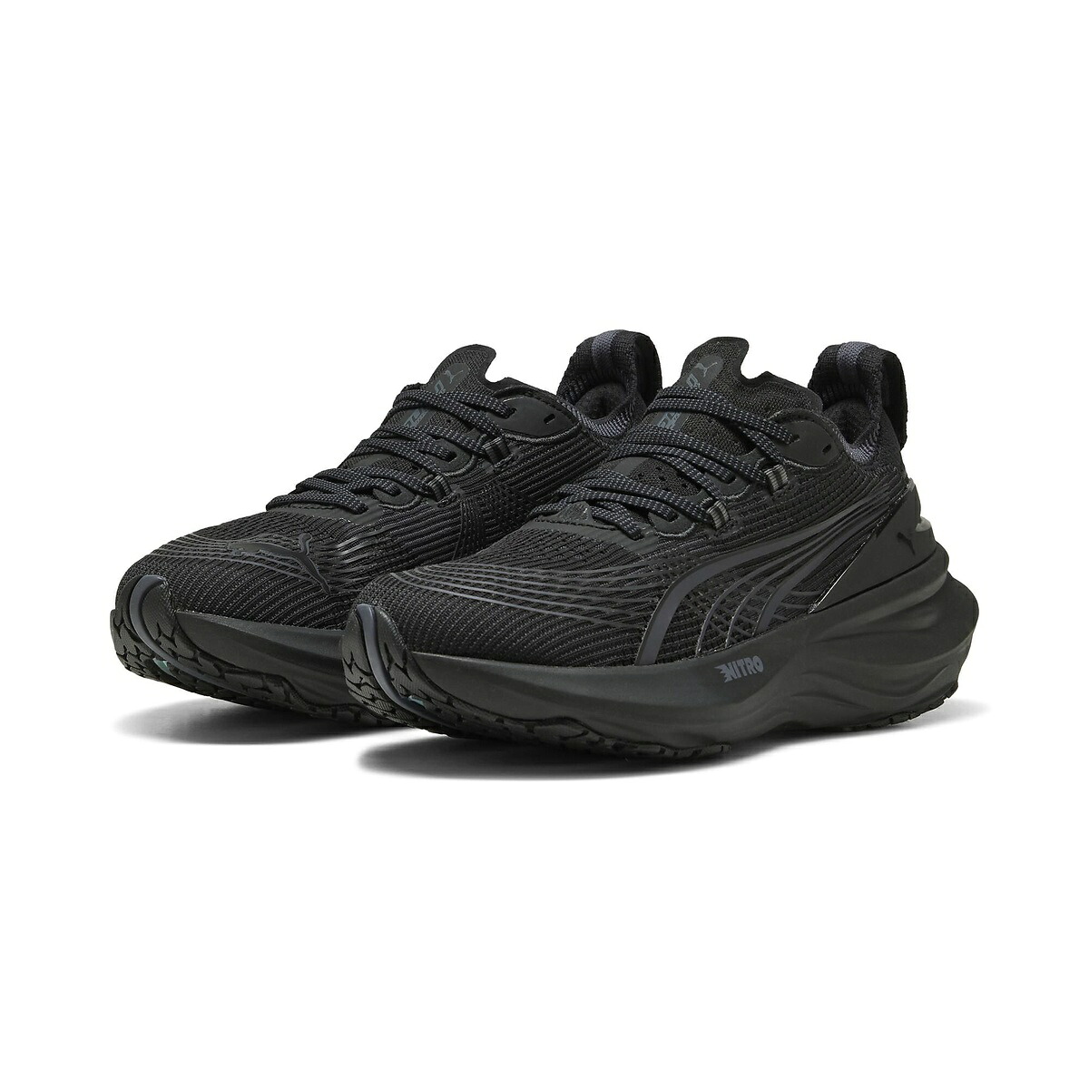 プーマ (PUMA) フォーエバーラン ニトロ 2 ワイド ウィメンズ ランニング レディースランニングシューズ レディース PUMA Black 31105101|メガスポーツ店