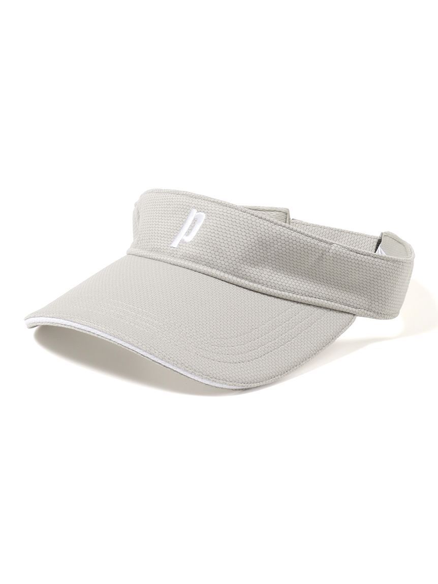 [Maximum 100,000 P, entry required, 8/20 to 8/31] Prince (PRINCE) mesh visor racket sports women's apparel accessory GRY PH604