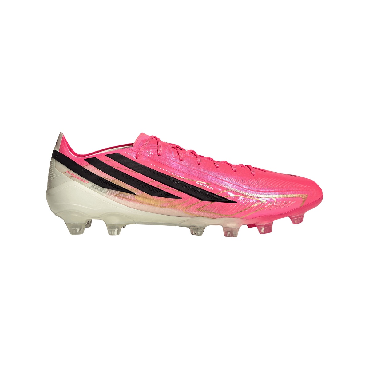 アディダス (adidas) F50 HYPERFAST ELITE HG/AG JAPAN サッカー スパイク ソーラーターボ/コアブラック/ゴールドメタリック ONL46 HQ0020｜メガスポーツ店