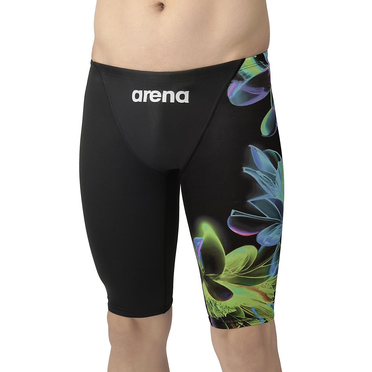 アリーナ (arena) レーシングスパッツ(ハーフレッグ) スイミング メンズ競泳 メンズ BKBL AS5SRC21M BKBL｜メガスポーツ店