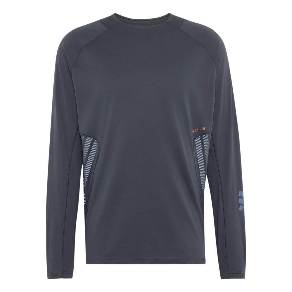 アディダス (adidas) RUN LS TEE M ランニング メンズ長袖Tシャツ メンズ ナイトグレー WR892 KU8460|メガスポーツ店