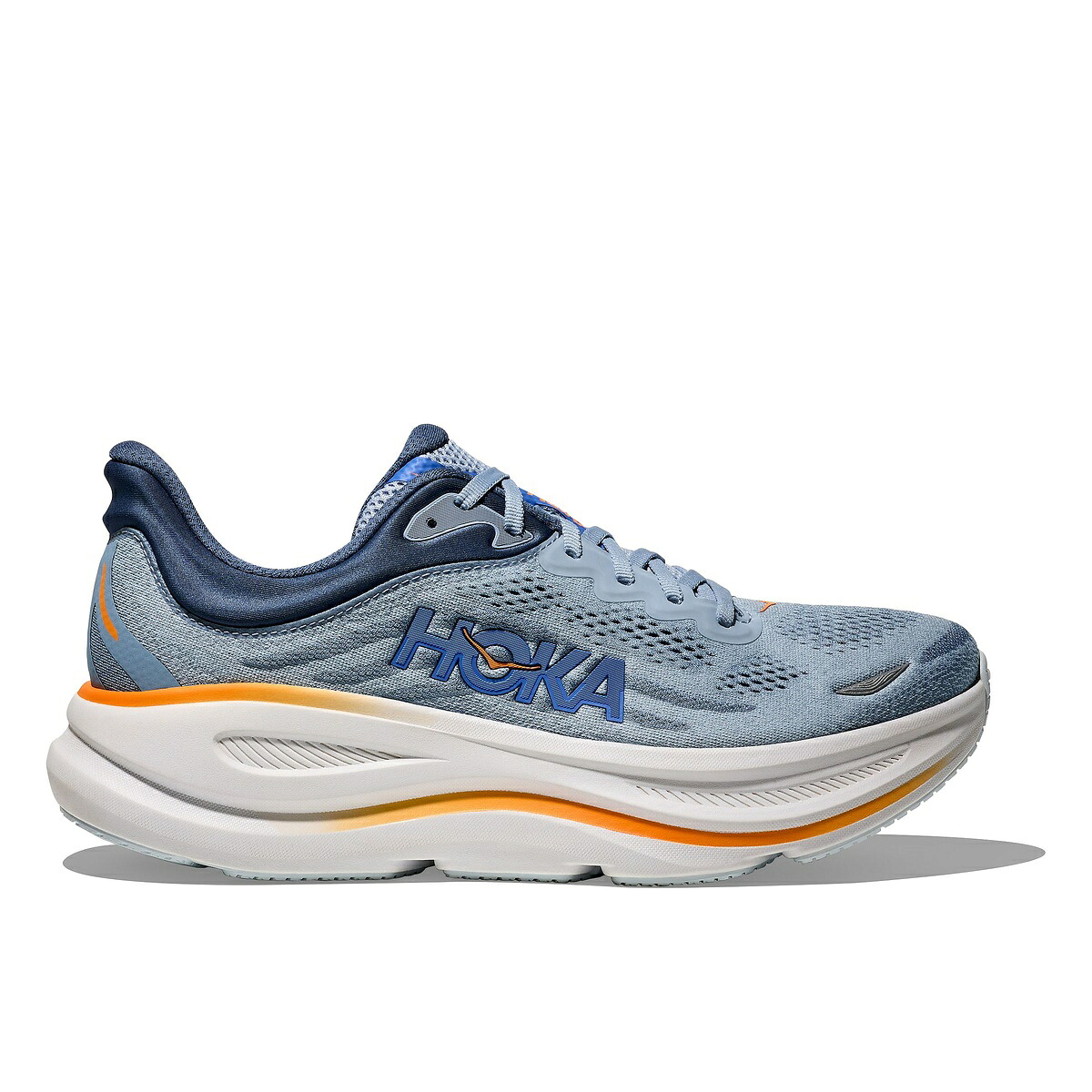 ホカ オネオネ (HOKA ONEONE) M BONDI 9 ランニング メンズランニングシューズ メンズ DRIZZLE / DOWNPOUR 1162011-DNP|メガスポーツ店