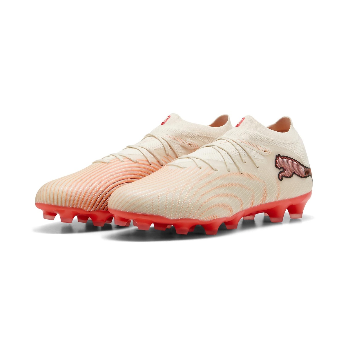 プーマ (PUMA) フューチャー 9 プロ HG/AG サッカー スパイク メンズ Sugared Almond-PUMA White-Ultra Red-PUMA Black 10914201｜メガスポーツ店