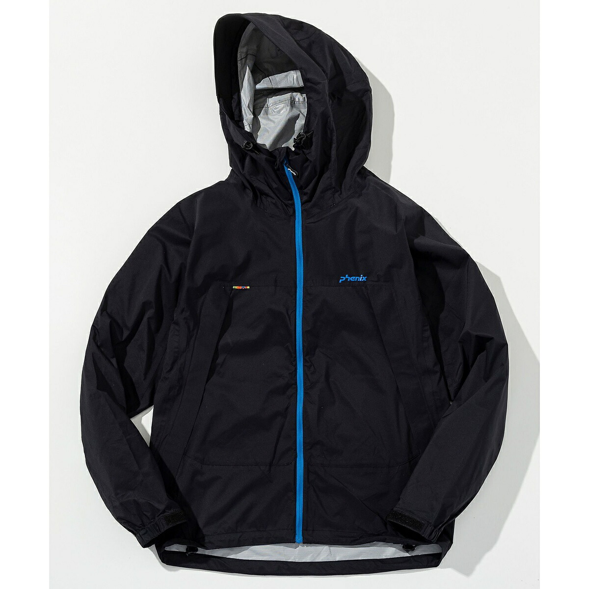 フェニックス (Phenix) DWR LIGHT MOUNTAIN PARKER トレッキング アウトドア 薄手ジャケット メンズ BLACK POM25OT10｜メガスポーツ店