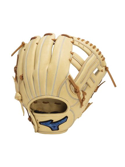 ミズノ (MIZUNO) 軟式用WILLDRIVE BLUE(ウィルドライブブルー)　 内野手向け:サイズ8 野球 軟式グローブ一般 8 ブラック 1AJGR14903 09