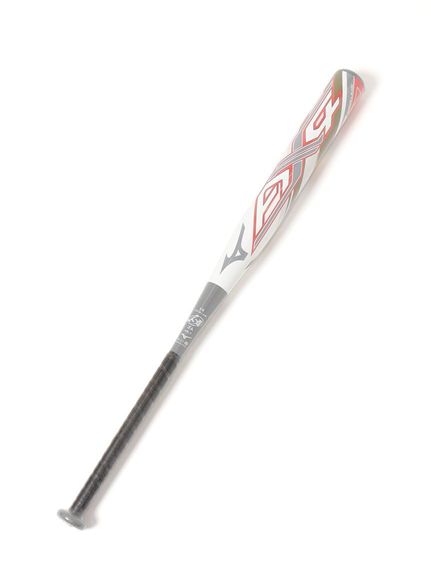 ミズノ (MIZUNO) ソフト3号ゴムボール用 AX4 84cm ソフトボールバット 84 ホワイト&times;ダークシルバー 1CJFS32684 0105｜メガスポーツ店