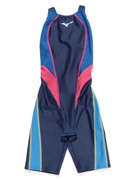 ミズノ (MIZUNO) STREAM ACE ハーフスーツ(マスターズバック) スイミング レディース競泳 レディース ネイビー×ブルー N2MGB24082 8,140円