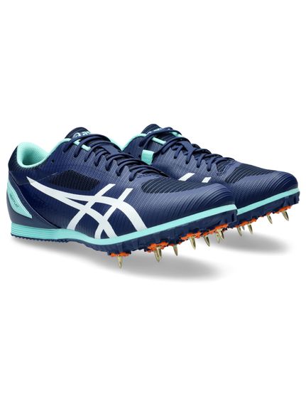 アシックス (ASICS) HEATFLAT 12 ランニング スパイク BLUE EXPANSE/WHITE 1093A195.400