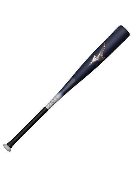 ミズノ (MIZUNO) 軟式用FRP製 ビヨンドマックスレガシーショートサイズ(81cm/平均710g) 野球 軟式メタルバッド 81 ネイビー×オレンジ 1CJBR18381 1454