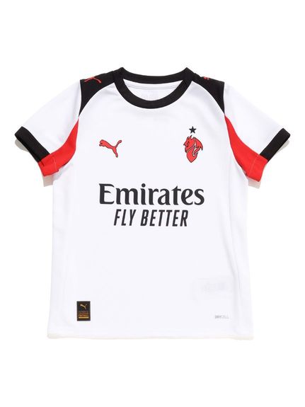 プーマ (PUMA) ACM AWAY ジャージ レプリカ JR サッカー 海外クラブ ナショナルチーム ジュニア PUMA WHITE-FOR ALL TIME RED 77997402