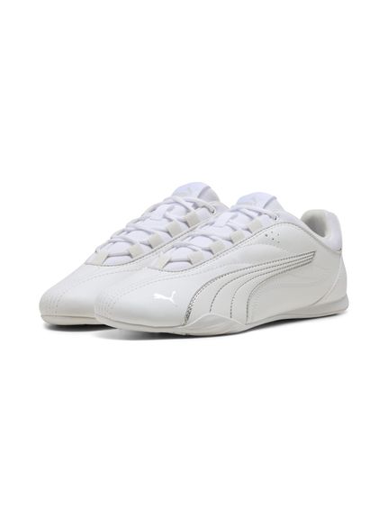 プーマ (PUMA) プーマ キャッチ ソレイユ シューズ カジュアル レディース PUMA WHITE-PUMA SILVER-FEATH 40274404