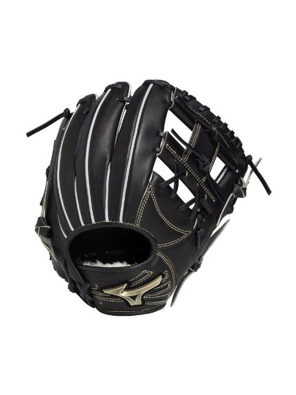 ミズノ (MIZUNO) 軟式用グローバルエリート Hセレクション シグナ(Hselection SIGNA)内野手用:サイズ9 野球 軟式グローブ一般 9 ブラック 1AJGR33403 09