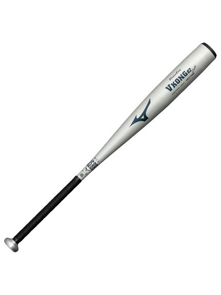 ミズノ (MIZUNO) 軟式用金属製 Vコング02ライト(VKONG02 Light)84cm/平均710g 野球 軟式メタルバッド 84 シルバー 1CJMR18184 03 18,975円