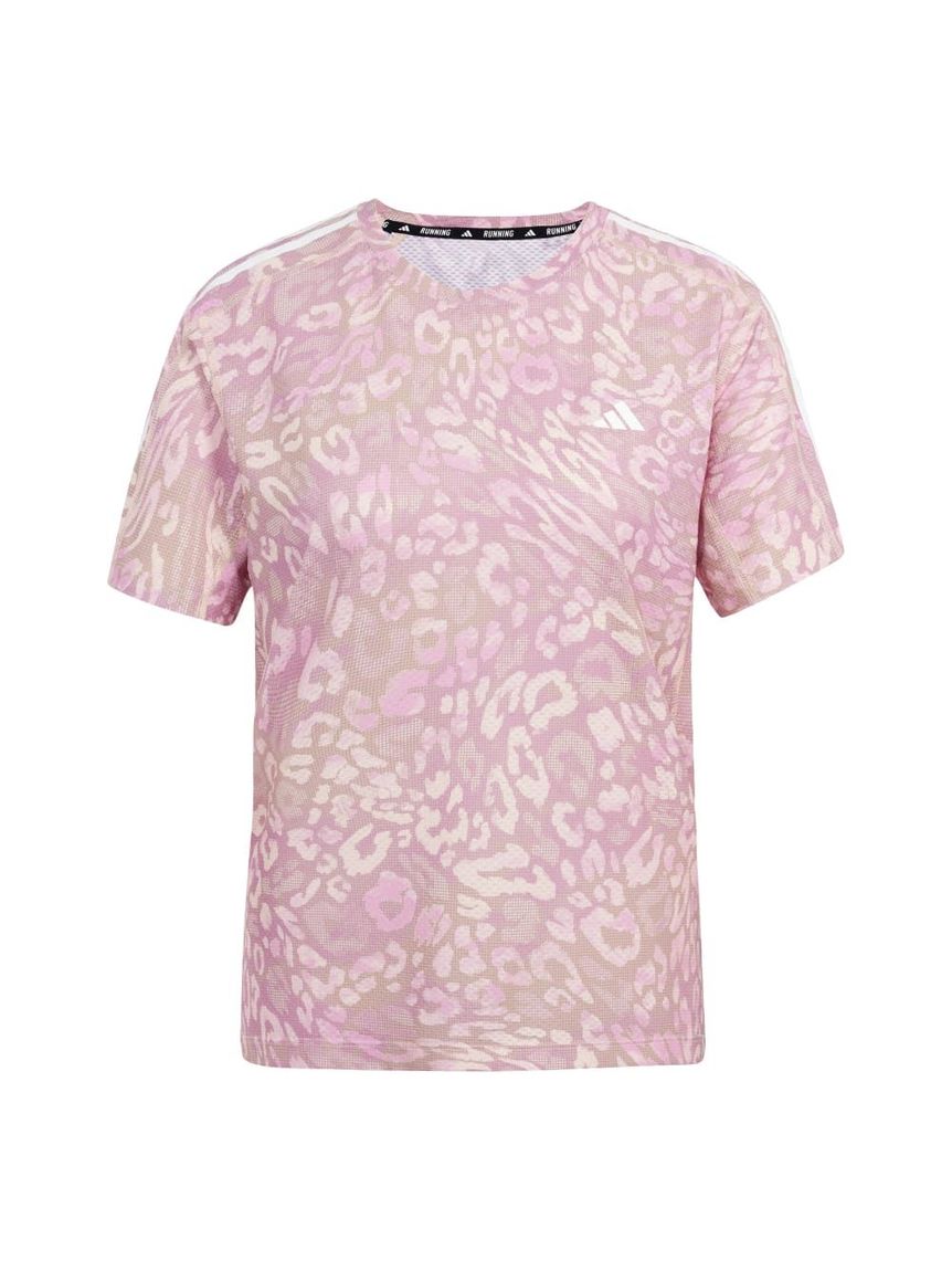 アディダス (adidas) OTR E AOP TEE W ランニング レディース半袖Tシャツ レディース パウダーコーラル KVL17 JC7408