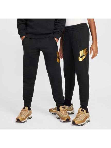 ナイキ (NIKE) ナイキ YTH NSW クラブ フリース ゴールド ジョガー パンツ ジュニアスポーツウェア スウェット ジュニア BLACK/M GOLD HQ0981-010