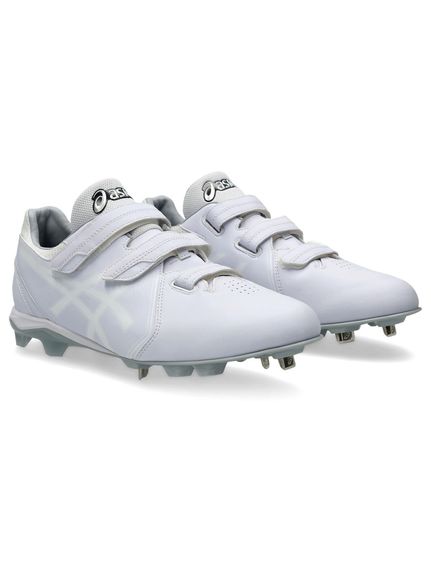 アシックス (ASICS) NEOCONNECT MG 野球 樹脂底スパイク WHITE/WHITE 1123A056.110