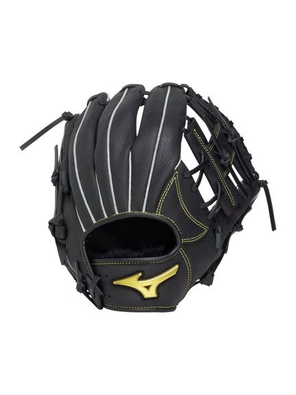 ミズノ (MIZUNO) ジュニア軟式用Mz Softerオールラウンド用 サイズL 野球 少年軟式グローブ ジュニア L ブラック 1AJGY34920 09