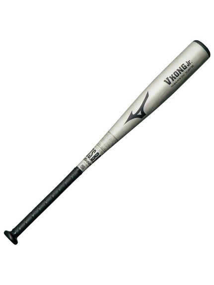ミズノ (MIZUNO) 小学生軟式用金属製Vkong　Jr. 野球 少年軟式メタルバッド ジュニア 76 シルバー 1CJMY19976 03