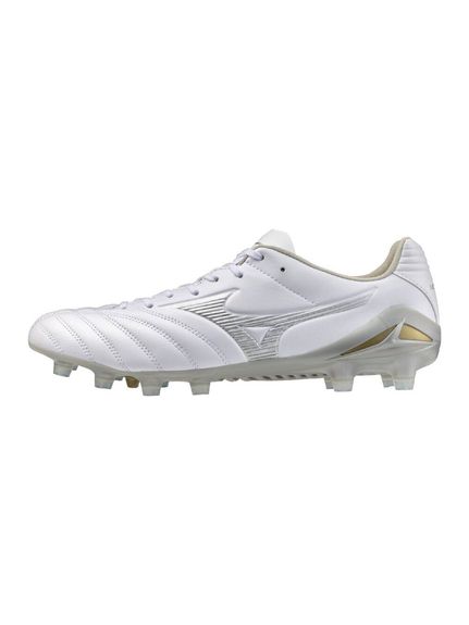 ミズノ (MIZUNO) モナルシーダネオ3 PRO サッカー スパイク ホワイト×ギャラクシーシルバー P1GA262204
