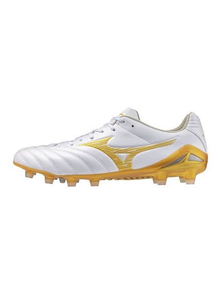 ミズノ (MIZUNO) モナルシーダネオ3 PRO サッカー スパイク ホワイト×ゴールド P1GA262250