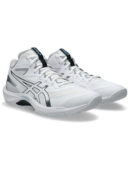 アシックス (ASICS) V-SWIFT FF MT 5 バレーボール シューズ ミドルカット ハイカット WHITE/CARRIER GREY 1053A072.100｜メガスポーツ店