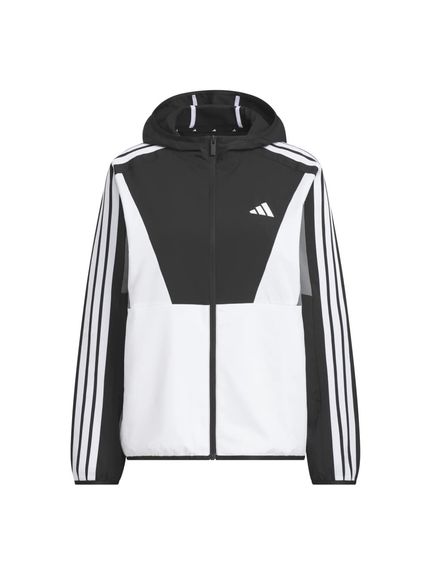 アディダス (adidas) W TEAM クロスジャッケト レディーススポーツウェア ライトアウターウェア レディース ブラック WK430 KF9218