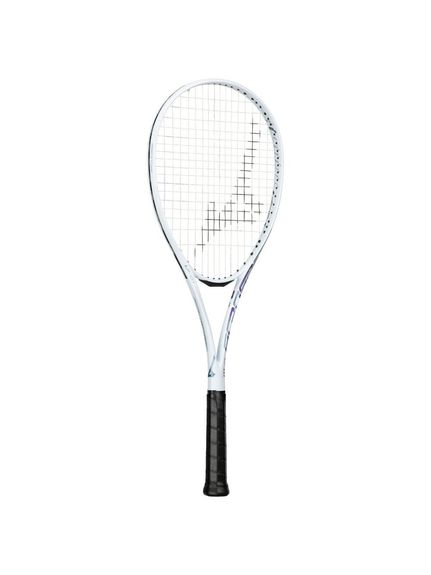 ミズノ (MIZUNO) アクロスピード V-01 【フレームのみ】ソフトテニスラケット アイスブルー×パープル 63JTN6A320