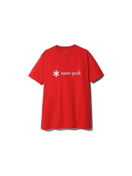 【楽天市場】スノーピーク Snow Peak PRINTED LOGO TSHIRT M RED キャンプ用品 キャンピングアクセサリー