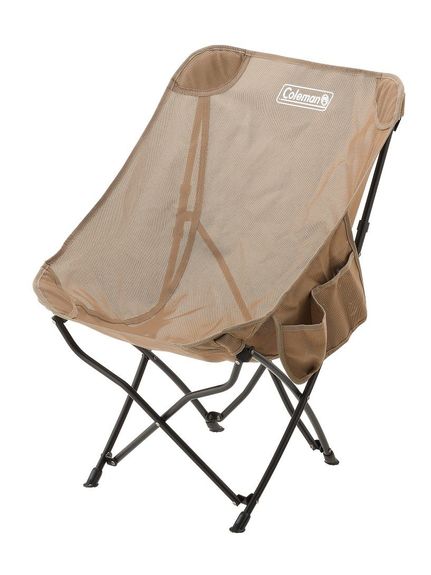 コールマン (Coleman) ヒーリングチェアNXメッシュ(グレージュ) キャンプ用品 ファミリーチェア グレージュ 2206794