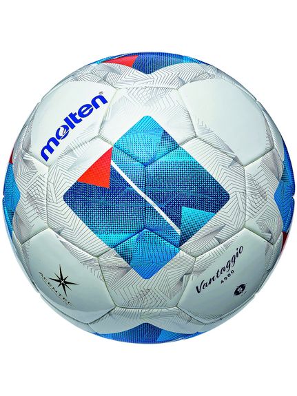 モルテン (molten) ヴァンタッジオ4900 ツチヨウ サッカー 5号ボール 5号球 ホワイト×ブルー F5N4901|メガスポーツ店