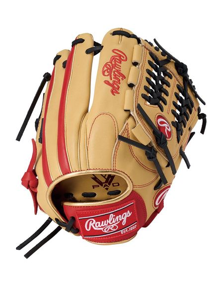ローリングス (Rawlings) ジュニア軟式 HYPER TECH COLOR SYNC(ハイパーテックカラーシンク) N6L1 キャメル/スカーレット 野球 少年軟式グローブ ジュニア キャメル/スカーレット GJ5FHTCN6L1-CAM/SC