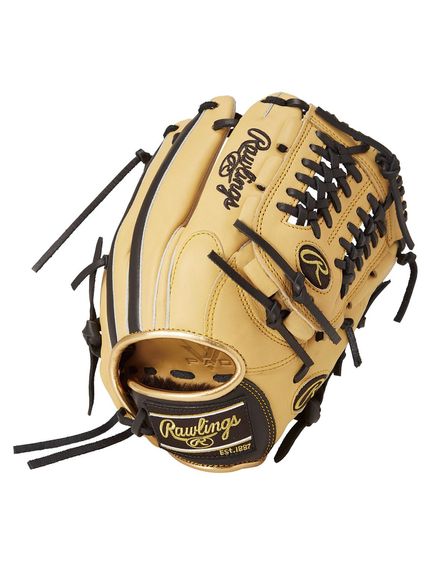 ローリングス (Rawlings) ジュニア軟式 HYPER TECH COLOR SYNC(ハイパーテックカラーシンク)N6L1-キャメル/ブラック 野球 少年軟式グローブ ジュニア CAM/B GJ5HTCN6L1-CAM/B|メガスポーツ店