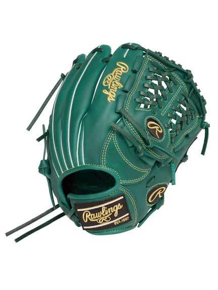 ローリングス (Rawlings) ジュニア軟式 HYPER TECH R9 SERIES(ハイパーテックアールナインシリーズ)N6L1-ダークグリーン 野球 少年軟式グローブ ジュニア RH DGRN GJ5R9N6L1-DGRN-RH