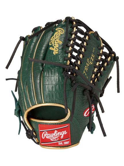 ローリングス (Rawlings) 軟式 HOH MLB COLOR SYNC(エイチオーエイチエムエルビーカラーシンク)OS5 - ダークグリーン/クロコ 野球 軟式グローブ一般 DGRN/CRO GR5HMOS5-DGRN/CRO