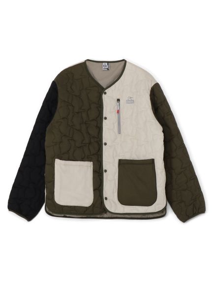 チャムス (CHUMS) Booby Stitch Padded Cardigan アウトドアカジュアル 薄手ジャケット メンズ Geige Crazy CH04-1469-C112