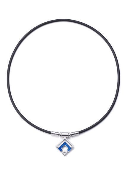 コラントッテ (Colantotte) TAOネックレス スリム ARANMINI 健康アクセ LL シルバー×ブルーラメ ABARO07LL