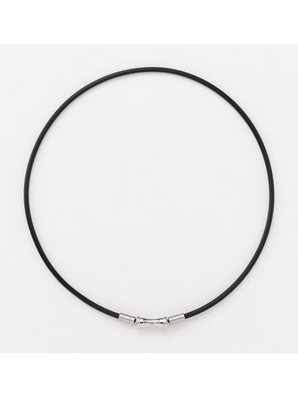 コラントッテ (Colantotte) TAOネックレス スリム RAFFI MINI 健康アクセ L SILVER/BLACK ABAPT01L