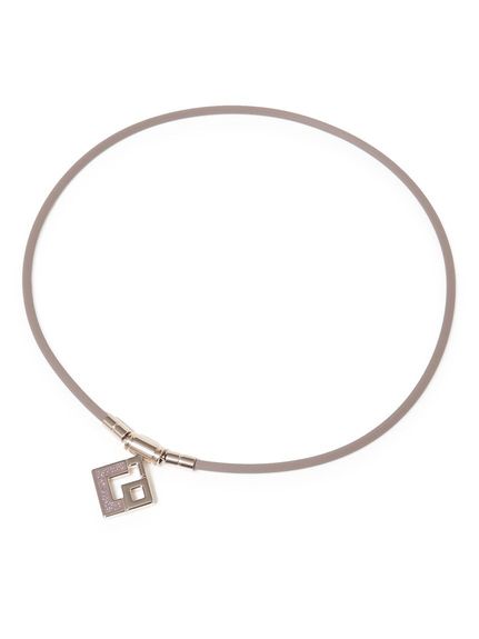 コラントッテ (Colantotte) TAOネックレス スリム AURA mini 健康アクセ M シャンパンゴールド×ラベンダー DAAAI1113