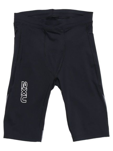 ツータイムズユー (2XU) MCSライトスピードリアクトコンプショート ランニング メンズサポートギア メンズ BLK/WRF MA7050B