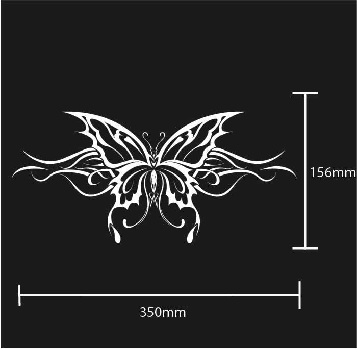 楽天市場 バタフライ 蝶 蝶々 ステッカー カッティングアゲハ おしゃれ カッティングシール 車 カー ステッカー タトゥー タトゥーシールr Bf 001 ステッカーのrstore