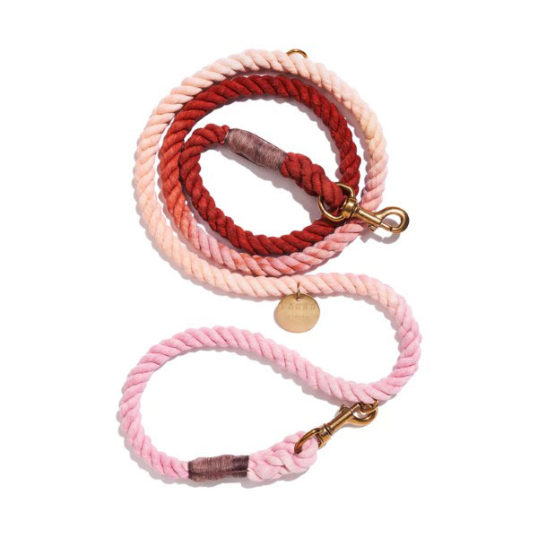 【FOUND MY ANIMAL ファウンドマイアニマル】THE ARIZONA COTTON ROPE DOG LEASH | ITALIAN SOLID BRONZE BOLT SNAPS, ADJUSTABLE アジャスタブルリード  / アリゾナ  ■ネコポス送料無料■