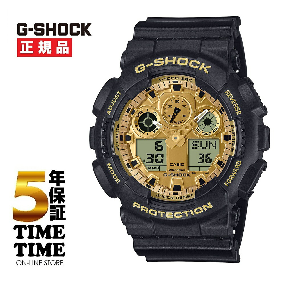 CASIO カシオ G-SHOCK Gショック GA-100GGB-1A9JF BLACK\u0026GOLD【安心の5年保証】