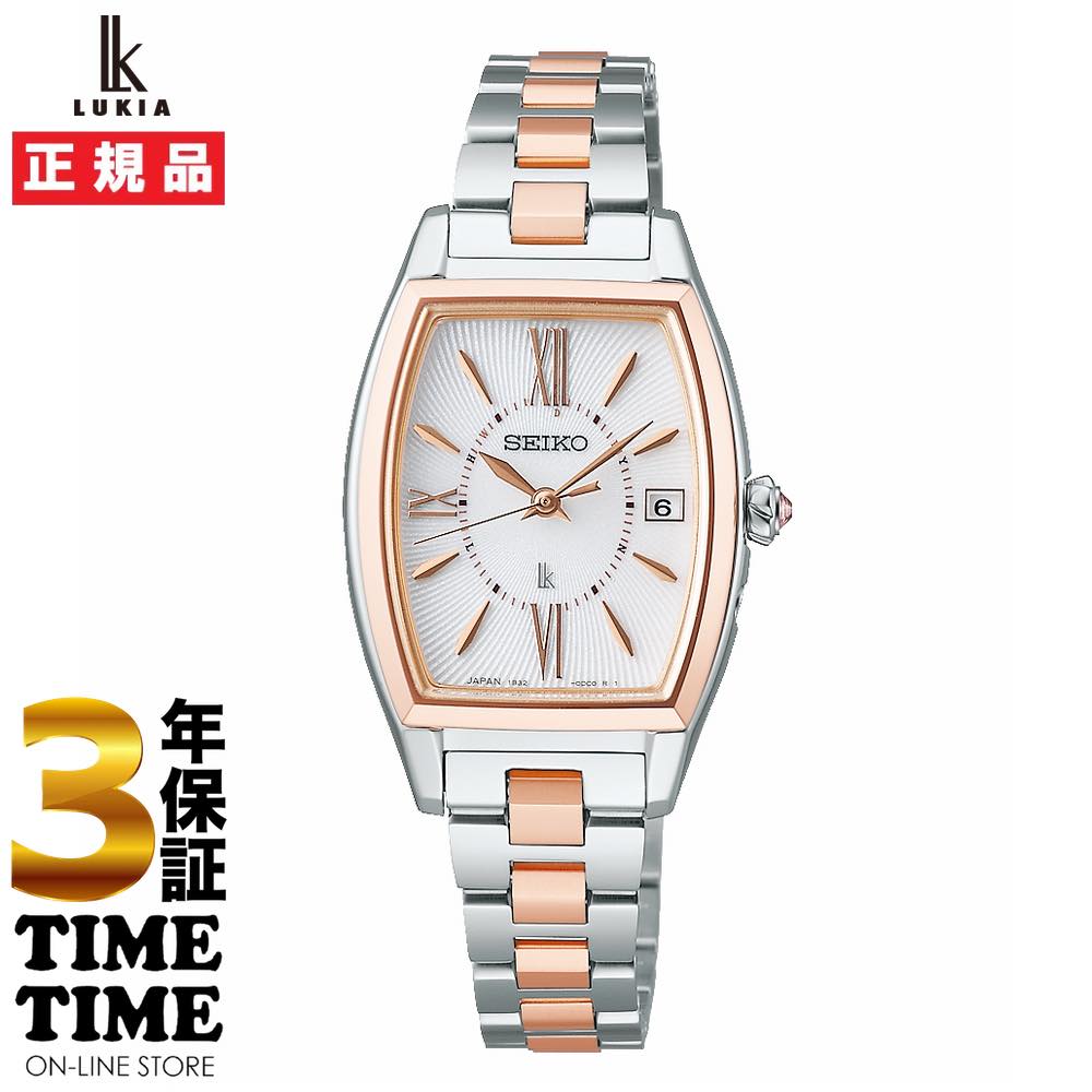 【ファッション対象ストア！10％クーポン付】SEIKO セイコー LUKIA ルキア Grow グロウ ソーラー電波 ピオニーピンク シルバー ピンクゴールド SSVW230 【安心の5年保証】