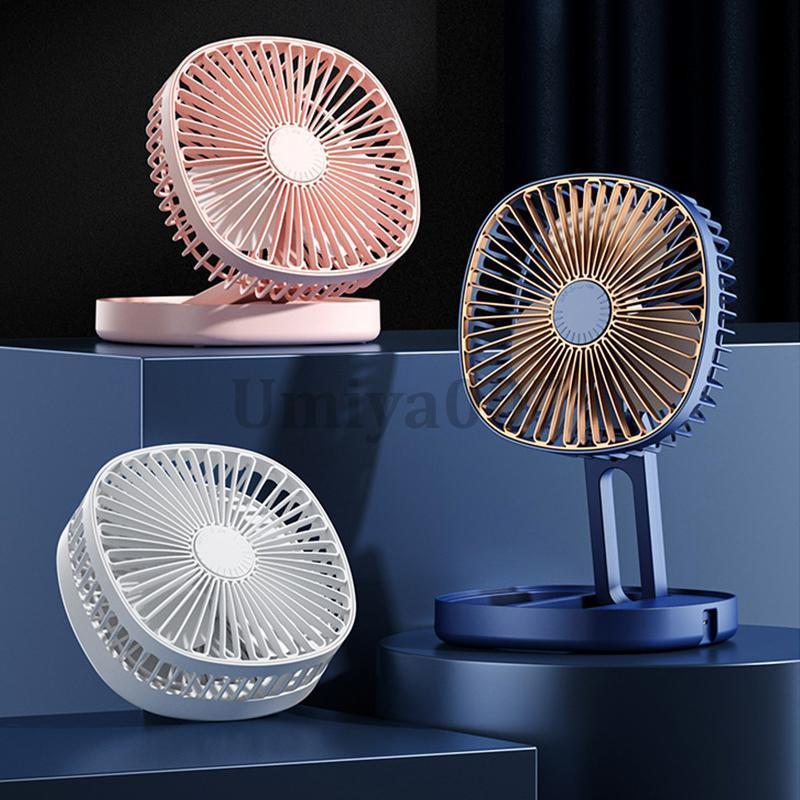 釣り ハンディ 折り畳み おしゃれ 2023 ファン 小型 強力 薄型 静音 DCモーター USB充電式 サーキュレーター 卓上