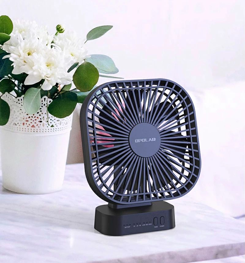 扇風機 充電式 5200mAh大容量 最大38h連続使用 3段階風量調節 マグネット吸着 自動首振り