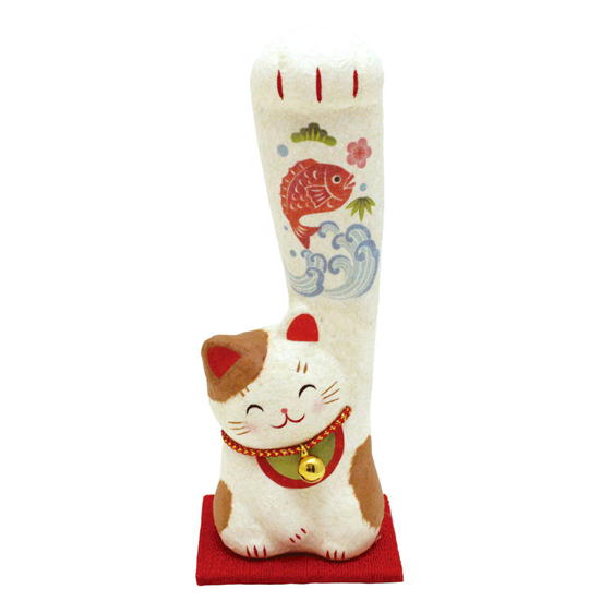 楽天市場】群馬県 伝統工芸品 高崎張り子縁起物 招き猫張り子猫